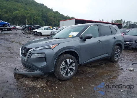 2021 Nissan Rogue Sv Fwd from USA, damaged, VIN 5N1AT3BA8MC791476